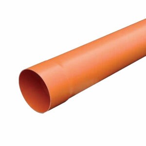 Tubo in pvc arancio a norma - uni en 1329 - Diametro 160 - Metri Lineari 3 metri